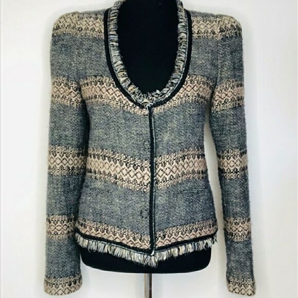 PATRIZIA PEPE 🌺Fringe Blazer - Picture 1 of 15